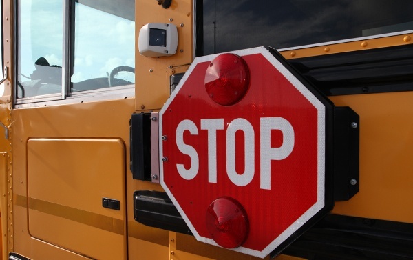 school bus stop arm